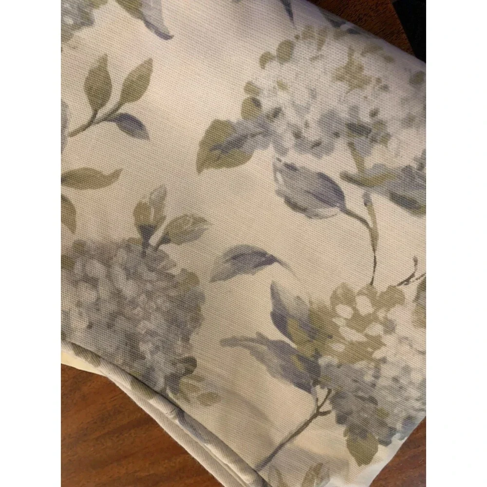 Erie Floral Cotton Blend Scalloped 70” Window Valance